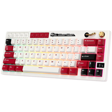 Klawiatura mechaniczna Royal Kludge M65 Cream Switch beżowa