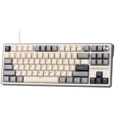 Klawiatura gamingowa ROYAL KLUDGE R87Pro Half Grey