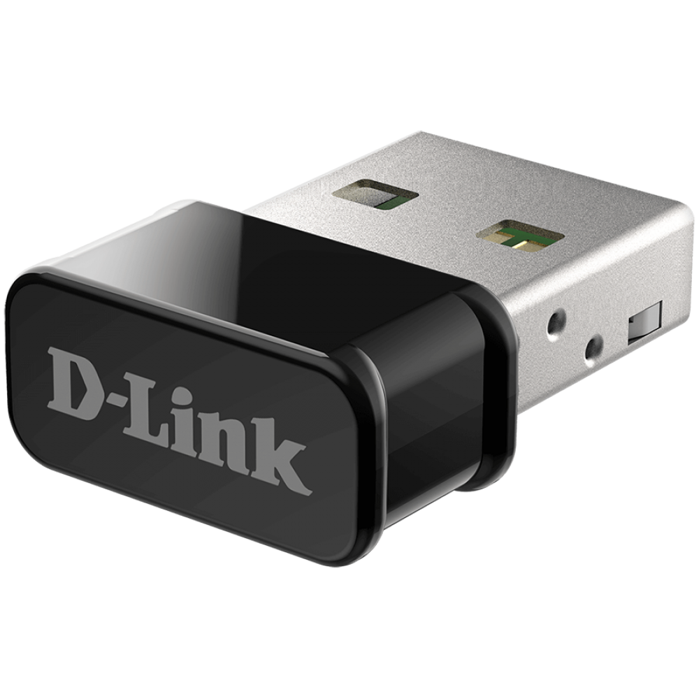 D-LINK AC1300 MU-MIMO Nano USB-WLAN-Adapter schwarz
