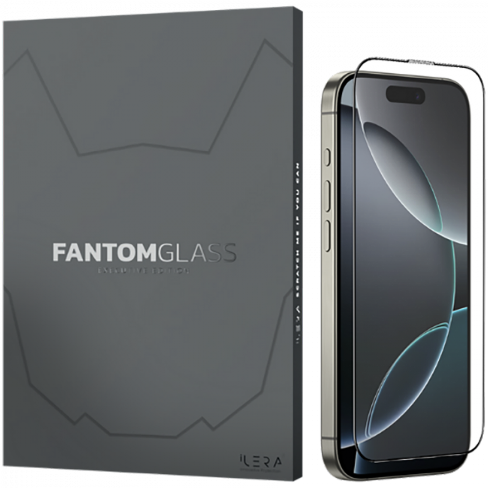 iLera Fantom Glass Displayschutzfolie für iPhone 16 Pro, transparent