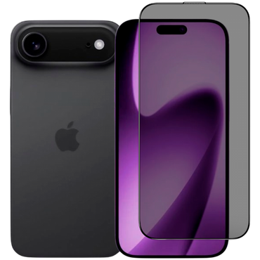 Szkło ochronne z prywatnością iLera DeLuxe Incognito dla iPhone czarne