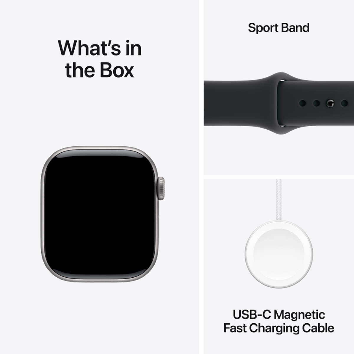 Apple Watch Series 11 GPS 42 mm Space Grey Aluminium z Black Sport Band