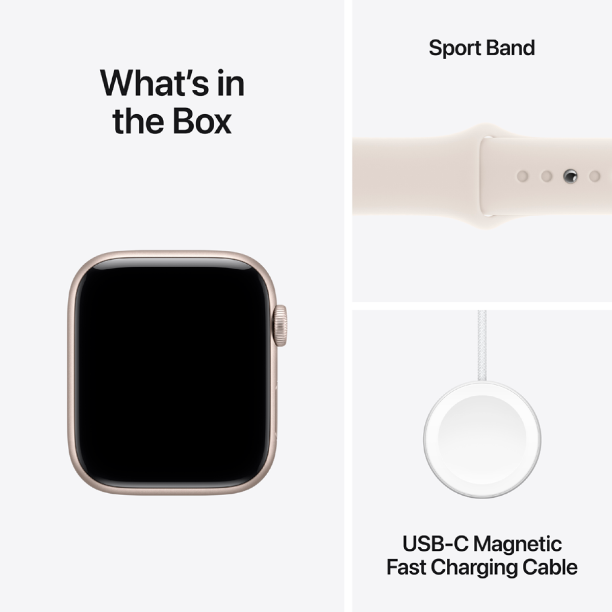 Apple Watch SE GPS Gen.3 44 mm Aluminium Starlight
