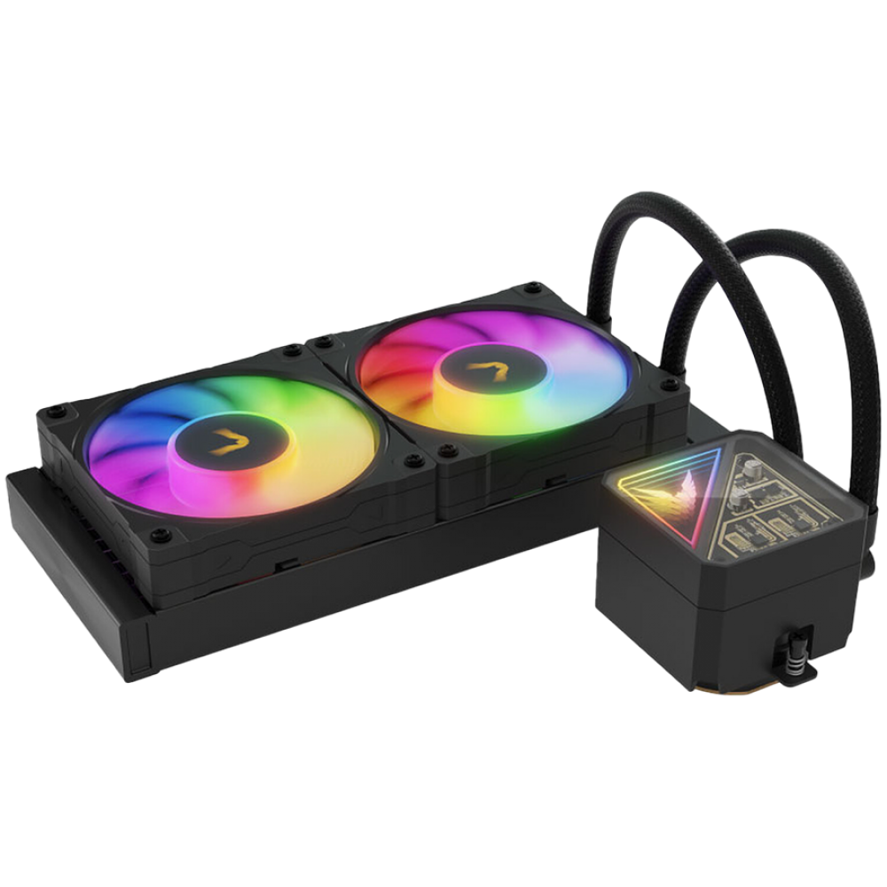 Chłodzenie wodne Valkyrie V240 Lite ARGB 250 W czarne