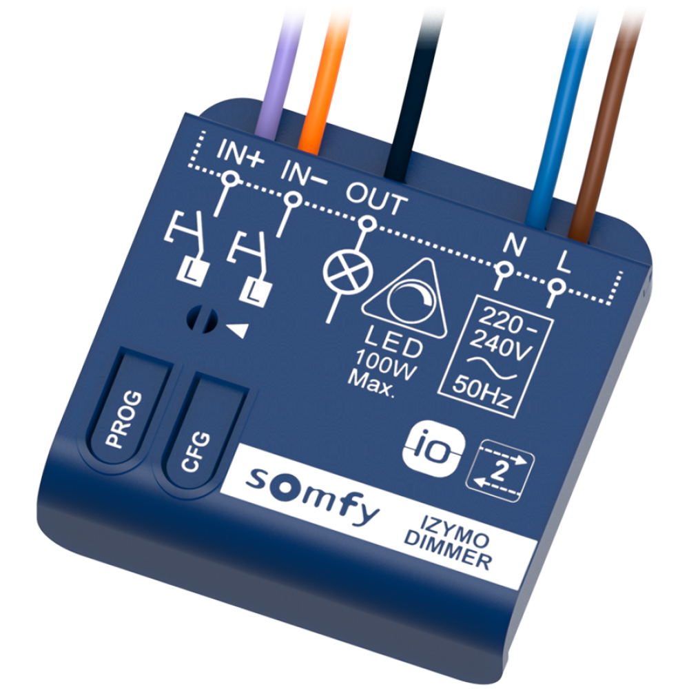 SOMFY IZYMO io Mikro-Empfänger LED Dimmer