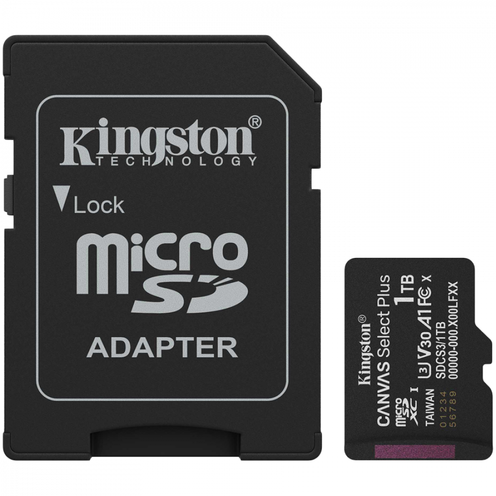 Karta microSDXC Kingston 1 TB Class 10 UHS-I czarna