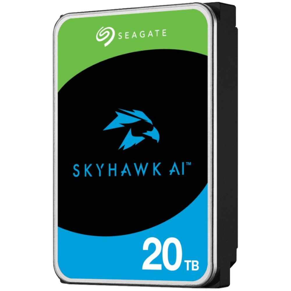 HDD wewnętrzny SEAGATE SkyHawk AI 20 TB 3.5" SATA III czarny