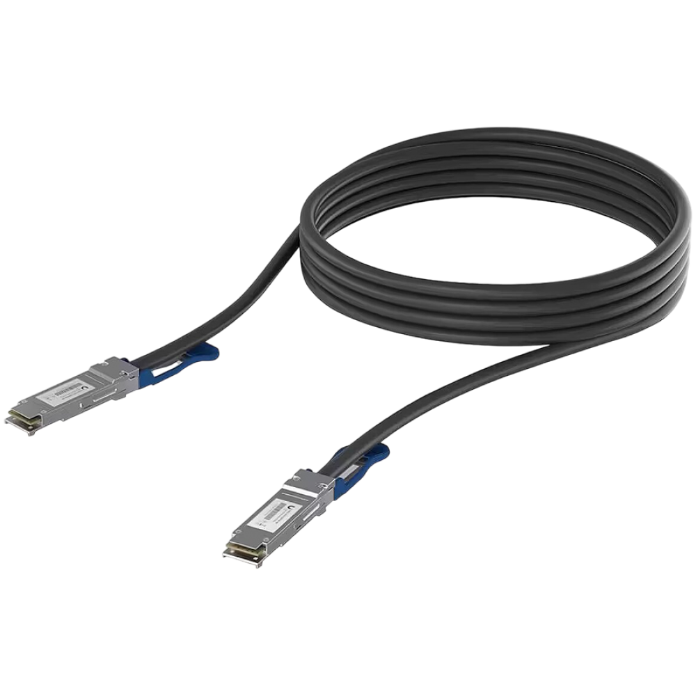 Kabel DAC Ubiquiti QSFP28 1M czarny