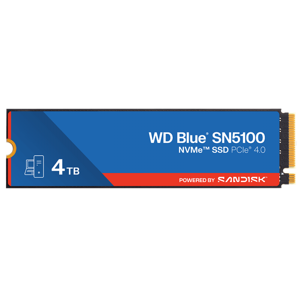Dysk SSD WD Blue SN5100 4 TB M.2 PCIe 4.0 niebieski