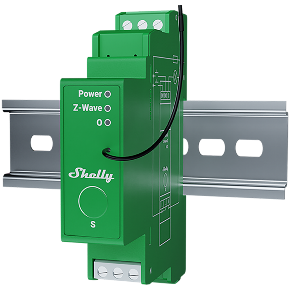 Shelly Wave Pro 1PM Dimmer Schalter