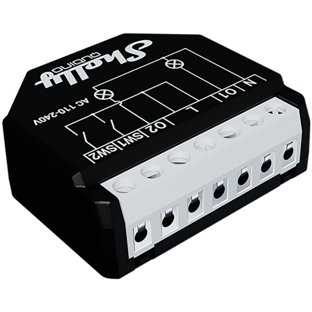 Inteligentny czujnik temperatury i wilgotności Shelly Wave 2PM