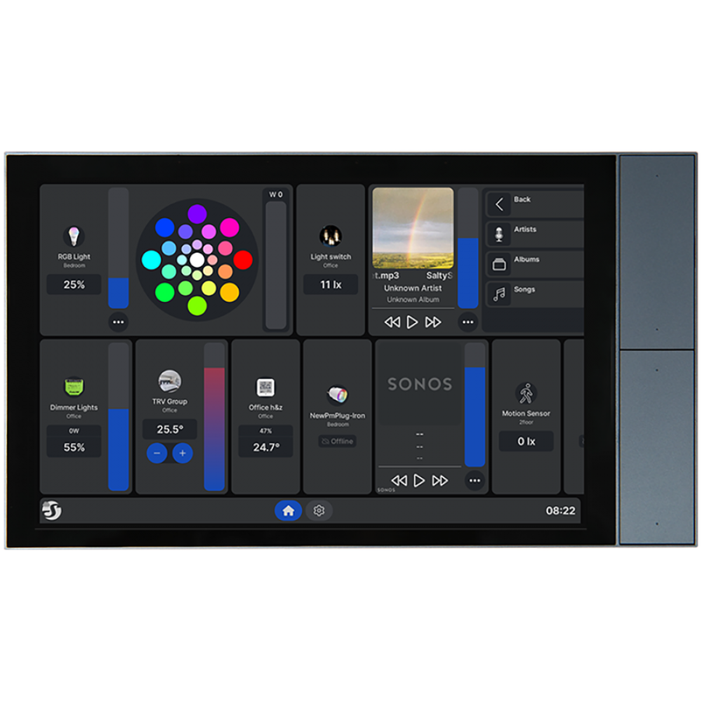 Ekran ścienny Shelly Wall Display XL srebrny