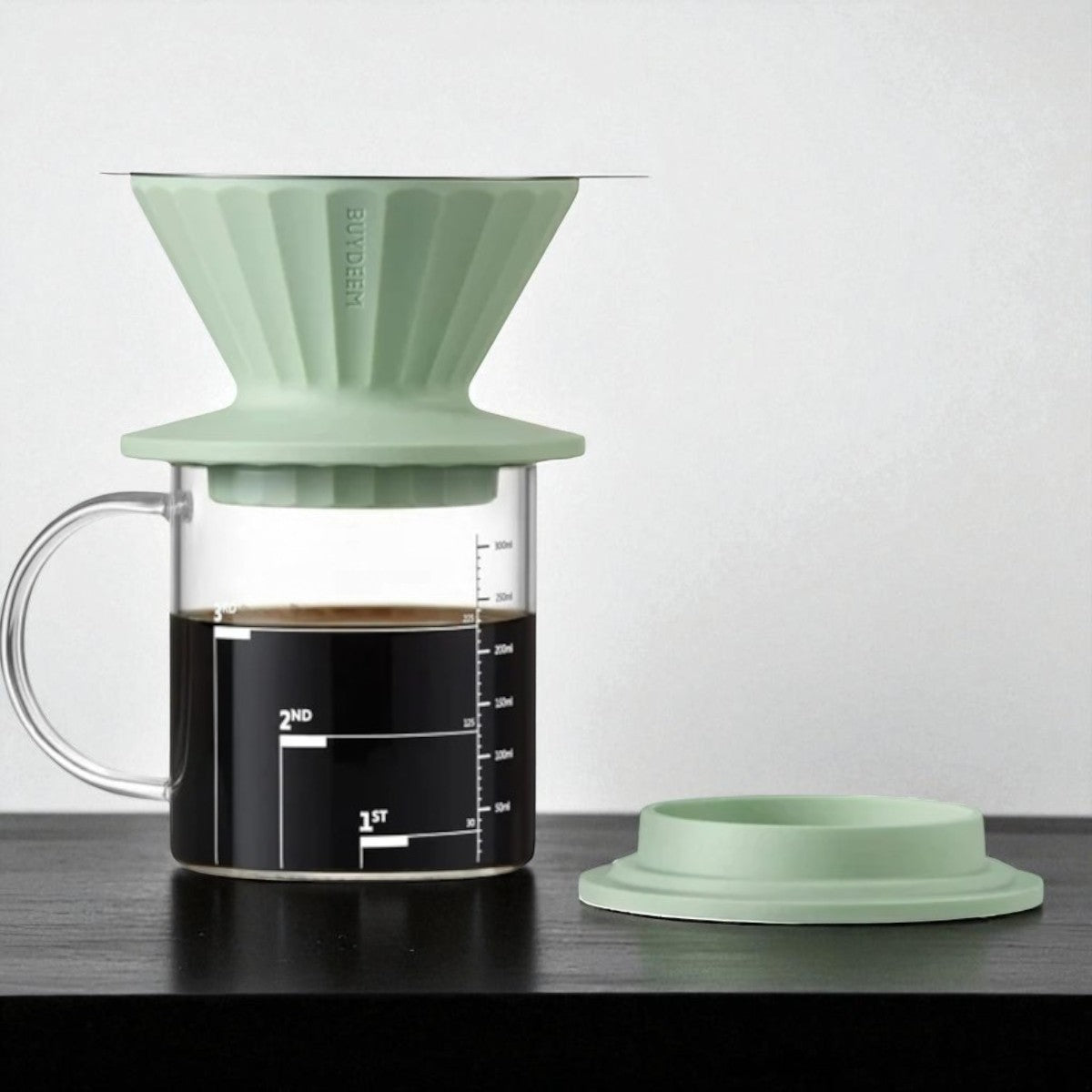 Buydeem CD1024 350 ml Green Coffee and Tea Brewing Set