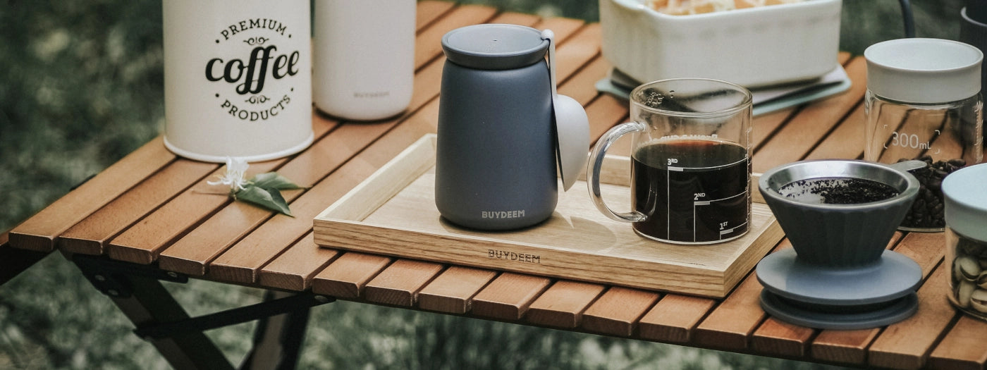 Czajnik elektryczny gooseneck Buydeem K821 pastelowy szary