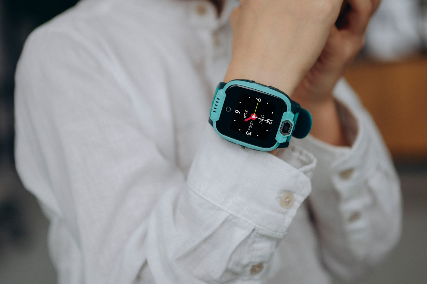 Smartwatch für Kinder 4G GPS mit Kamera SOS Canyon Jondy KW 44 grün