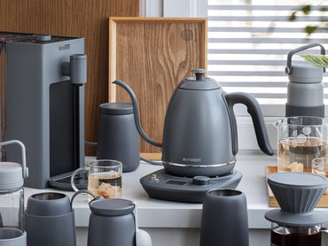 Czajnik elektryczny gooseneck Buydeem K821 pastelowy szary