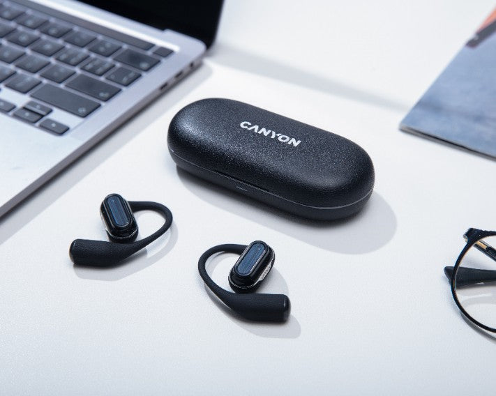 Słuchawki bezprzewodowe nie zatykają ucha 50h i ENC Canyon OnFlow 12 czarne