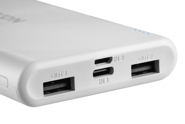 Powerbank 10000 mAh tragbar Canyon PB-106 weiß