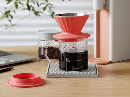 Buydeem CD1024 Kaffe- und Teezubereiter 350 ml Rot