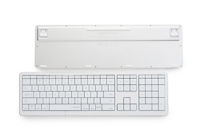 Klawiatura dotykowa CLEVETURA CLVX 1 RGB MacOS Windows Linux Biała