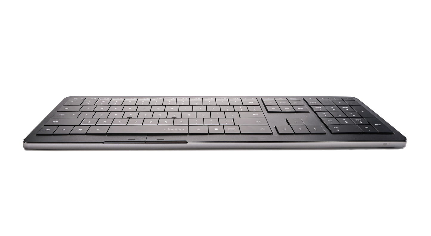 Klawiatura dotykowa CLEVETURA CLVX 1 RGB Windows/MacBook iMac Czarna