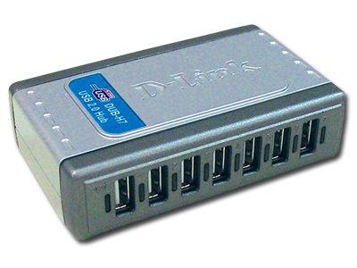 D LINK DUB H7/E USB Hub Szary