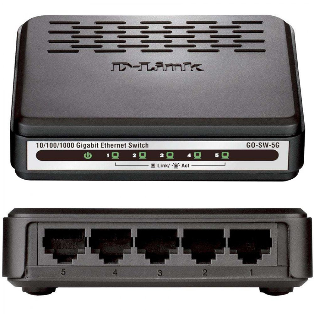 D-Link 8-Port Desktop Switch Schwarz