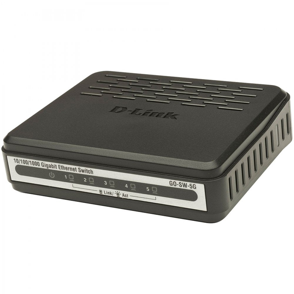 D-Link Desktop-Switch, 5 Ports, 10 Gbit/s, schwarz