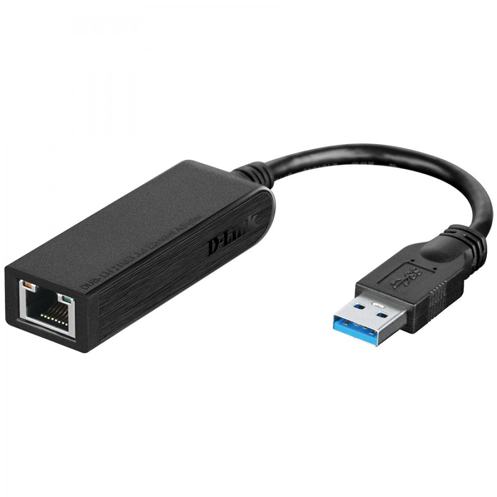 USB 3.0 to Gigabit Ethernet Adapter D LINK black