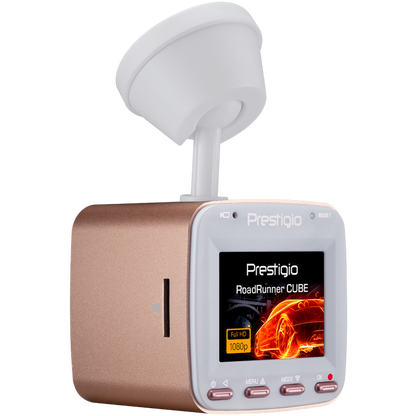 PRESTIGIO RoadRunner CUBE FHD 1920x1080 rose gold Car Dash Cam