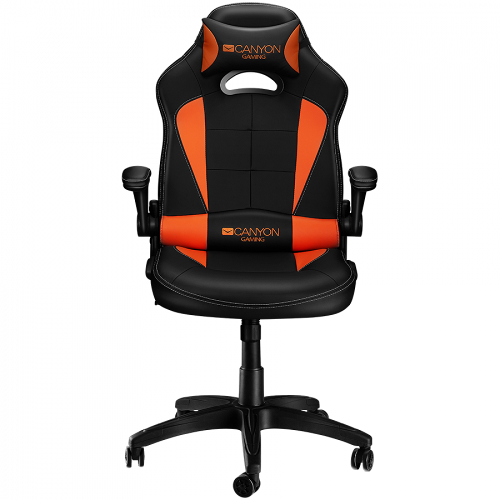 Ergonomischer Gaming-Stuhl Schwarz/Orange Canyon Vigil
