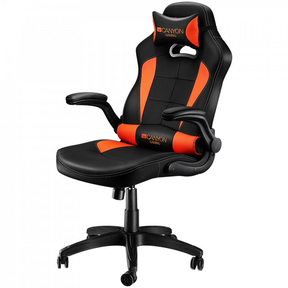 Ergonomischer Gaming-Stuhl Schwarz/Orange Canyon Vigil