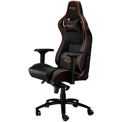 Fotel gamingowy ergonomiczny Canyon GС 5 pomarańczowy