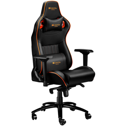 Fotel gamingowy ergonomiczny Canyon GС 5 pomarańczowy