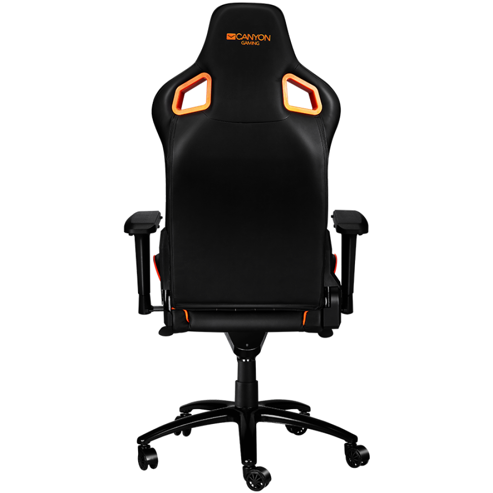 Fotel gamingowy ergonomiczny Canyon GС 5 pomarańczowy
