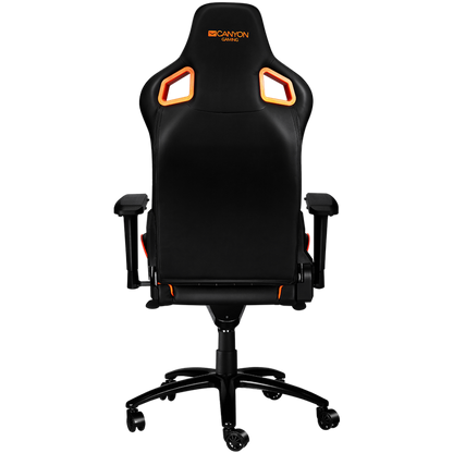 Fotel gamingowy ergonomiczny Canyon GС 5 pomarańczowy