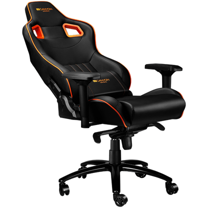 Fotel gamingowy ergonomiczny Canyon GС 5 pomarańczowy