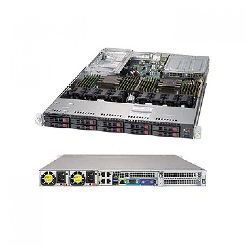 Supermicro SuperServer 1029U-TR4 Rack-Server 1U schwarz
