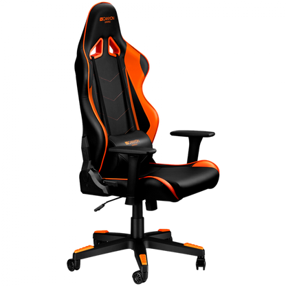Fotel gamingowy ergonomiczny Canyon GC-4 pomarańczowy