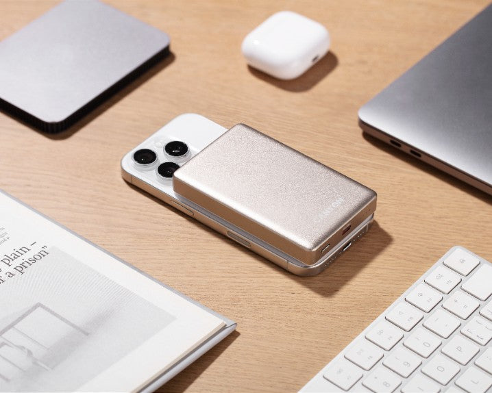 Powerbank 10000 mAh PD20W slim Magsafe Canyon OnPower 510 szary