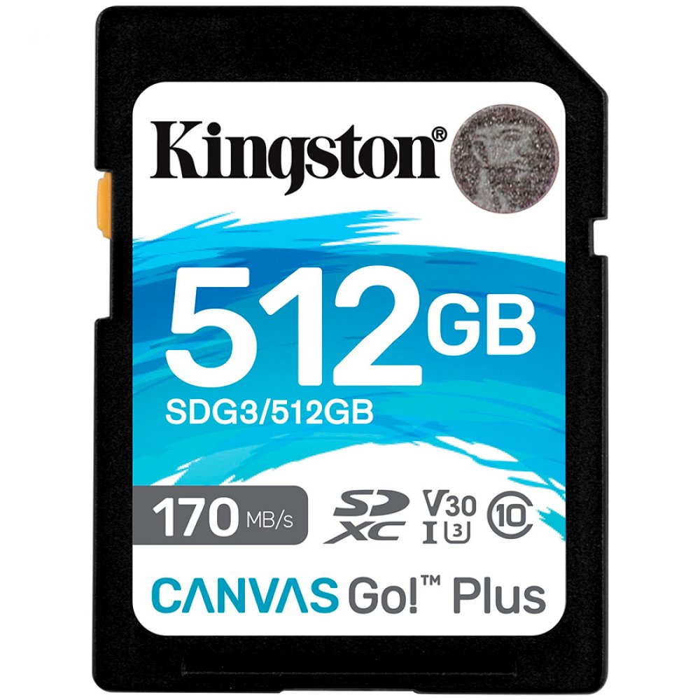 Karta pamięci Kingston 512 GB SDXC Class 10 UHS-I U3 V30 czarna