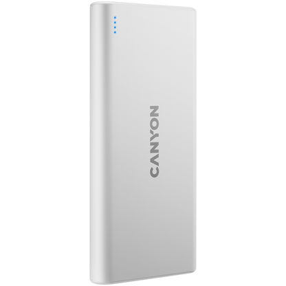 Powerbank 10000 mAh tragbar Canyon PB-106 weiß
