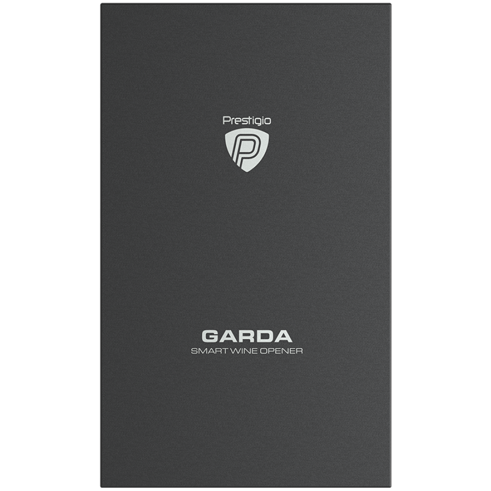 Elektryczny korkociąg do wina PRESTIGIO Garda, Srebrny
