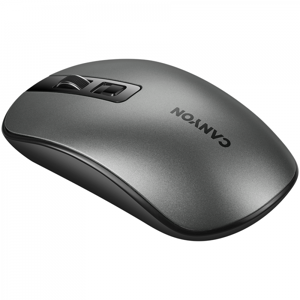 Canyon MW-18 Ergonomic Rechargeable Wireless Mouse Dark Grey