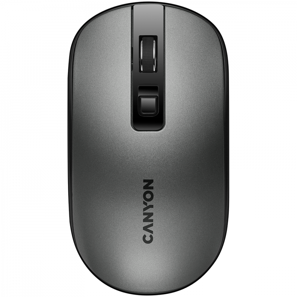 Canyon MW-18 Ergonomic Rechargeable Wireless Mouse Dark Grey