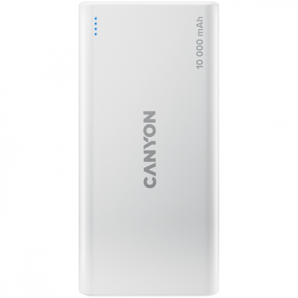 Powerbank 10000 mAh tragbar Canyon PB-108 weiß
