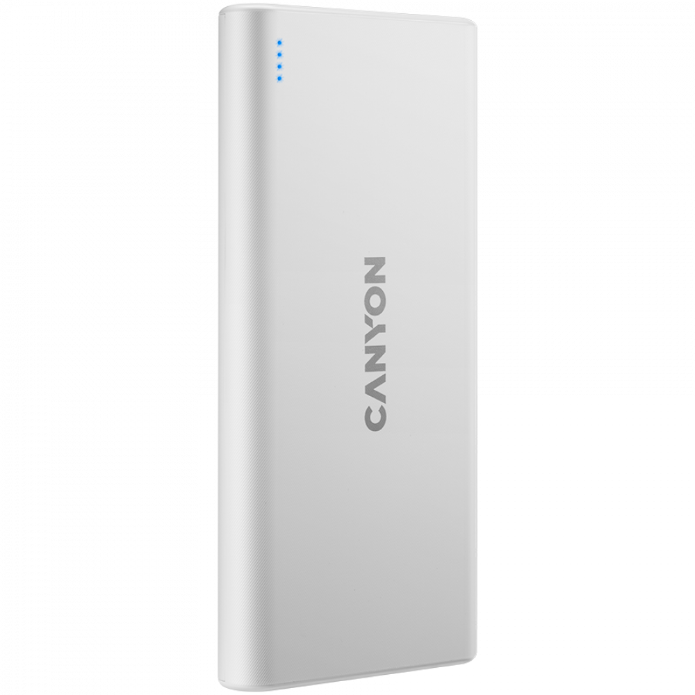 Powerbank 10000 mAh tragbar Canyon PB-108 weiß