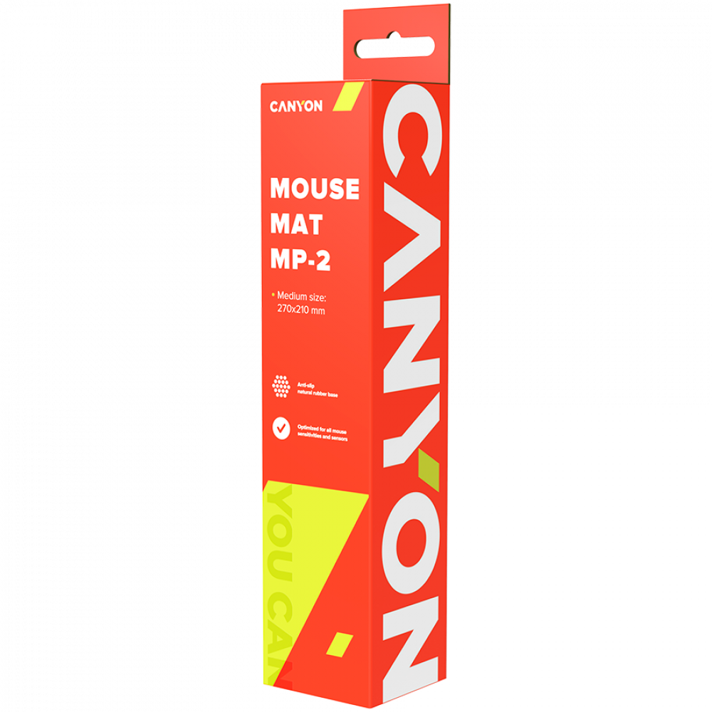 Mauspad 270x210 mm schwarz Canyon MP 2