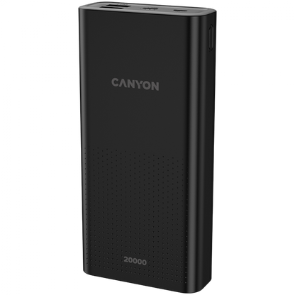 Powerbank 20000 mAh Canyon PB 2001 tragbar schwarz