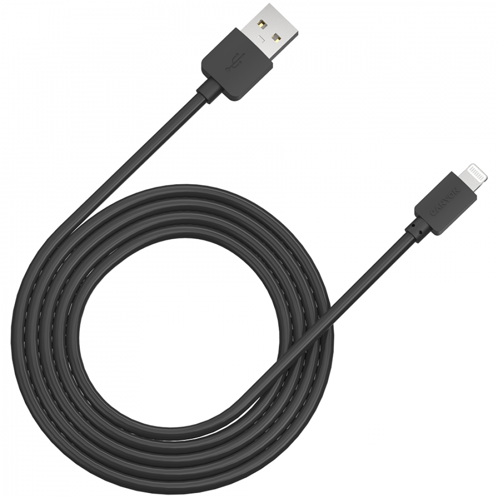 USB auf Lightning Kabel 5W 1m Canyon CFI 1 schwarz